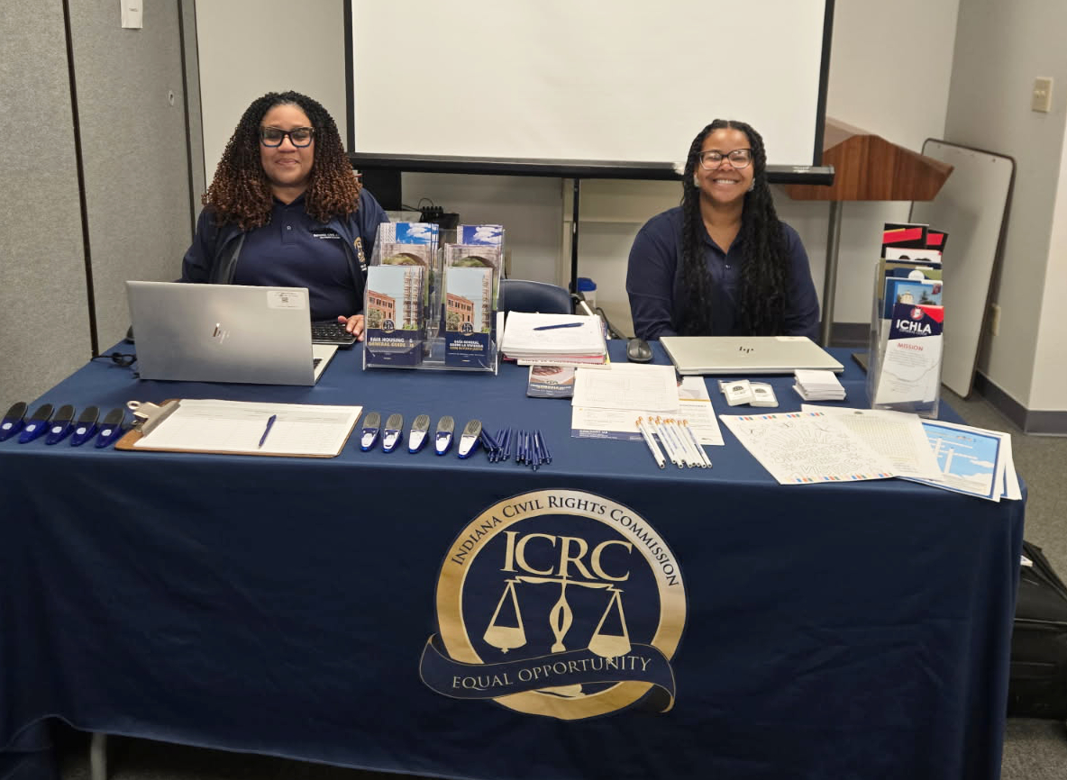 Today we have the Indiana Civil Rights Commission in the office, ready to consult with anyone that feels they have been discriminated against in the following areas: housing, employment, public accommodation, education and credit. Please check back to see when they will visit again, call 317-232-2600 or visit www.in.gov/icrc.